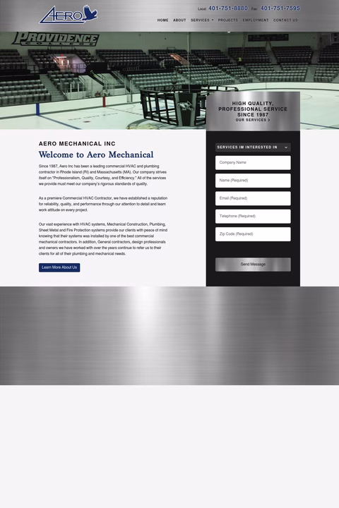 Aero-Mechanical Homepage 1440px