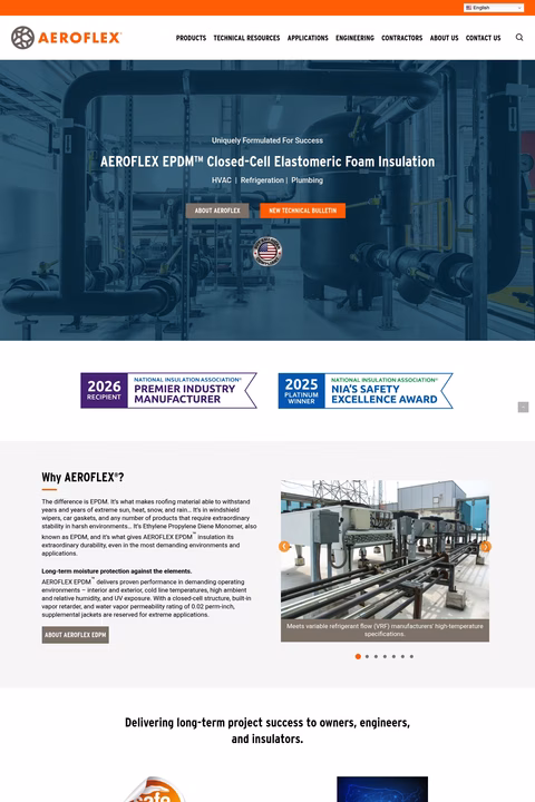 Aeroflex-Usa Homepage 1440px