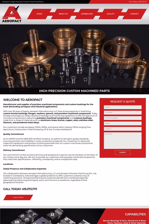 Aeropact-Manufacturing Homepage 1440px