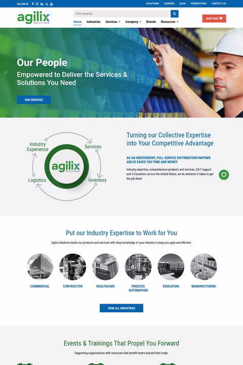 Agilix-Solutions Homepage 1440px