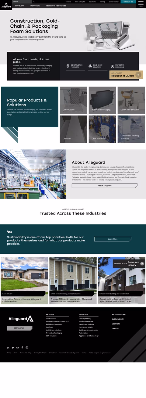 Alleguard Homepage 1440px