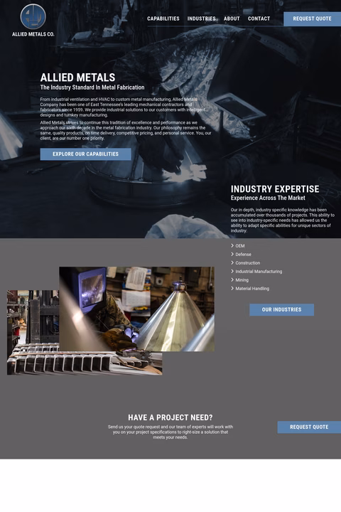 Allied-Metals-Company Homepage 1440px