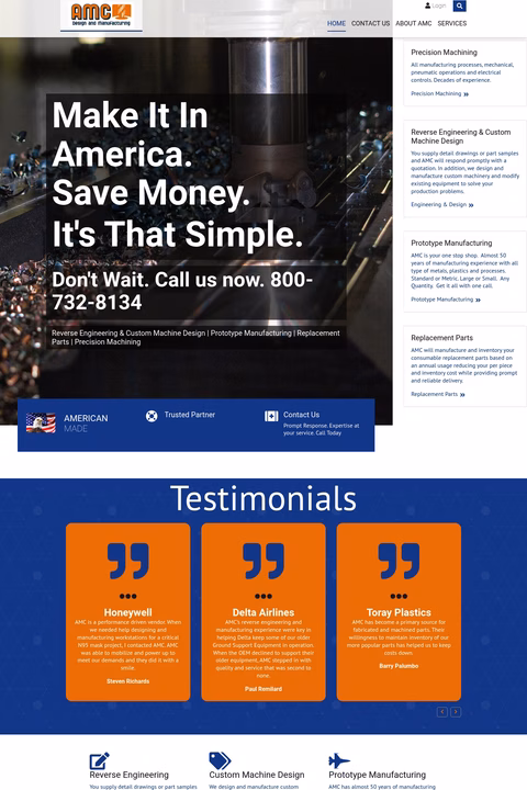 Amc-Design-Manufacturing Homepage 1440px