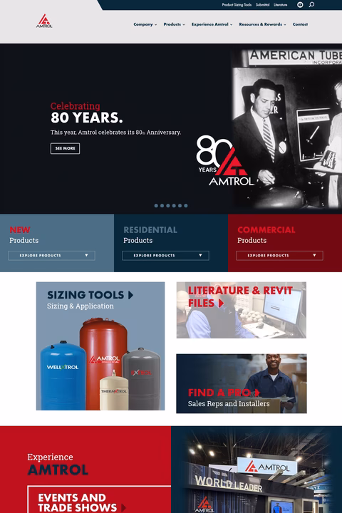 Amtrol Homepage 1440px