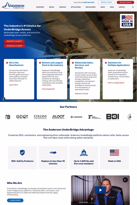 Anderson-Underbridge Homepage 1440px