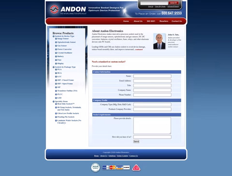 Andon-Electronics Homepage 1440px