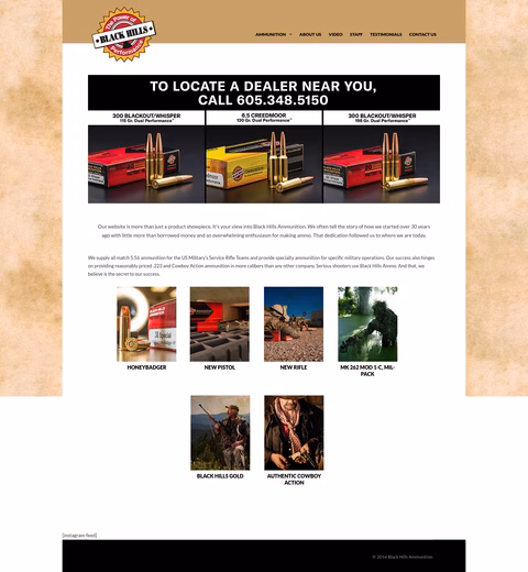 Black-Hills-Ammunition Homepage 1440px
