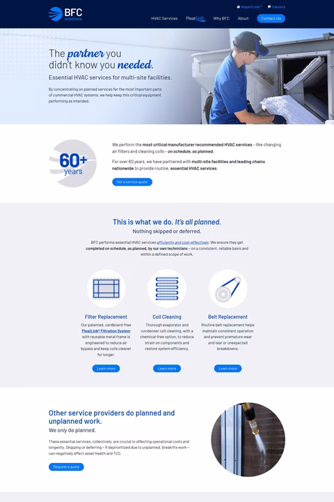 Bonded-Filter-Company Homepage 1440px