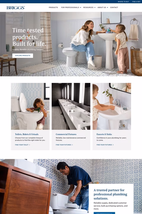 Briggs-Plumbing Homepage 1440px
