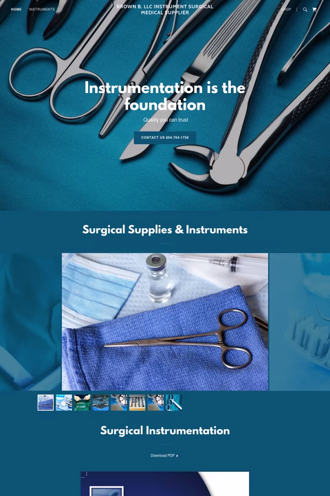 Brown-B-Surgical-Medical-Supplier Homepage 1440px