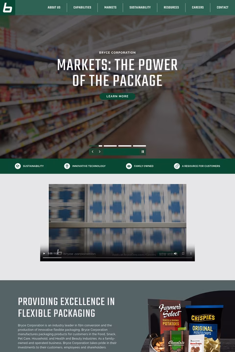Bryce-Corporation Homepage 1440px