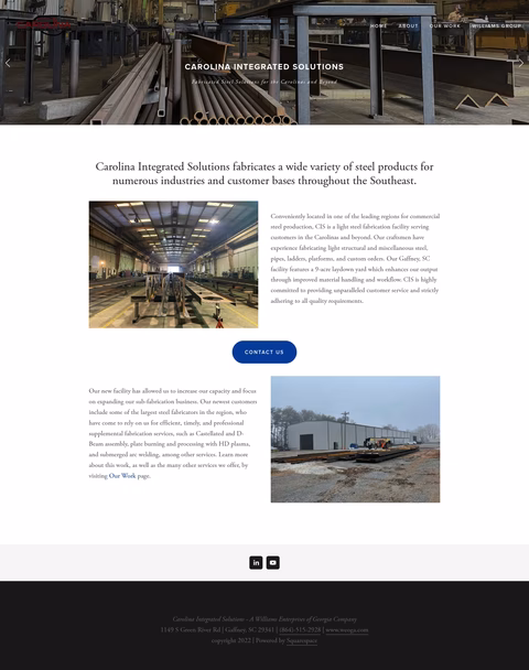 Carolina-Integrated-Solutions Homepage 1440px