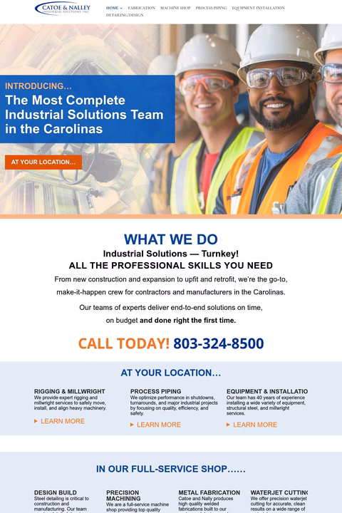 Catoe-Nalley-Industrial-Solutions Homepage 1440px