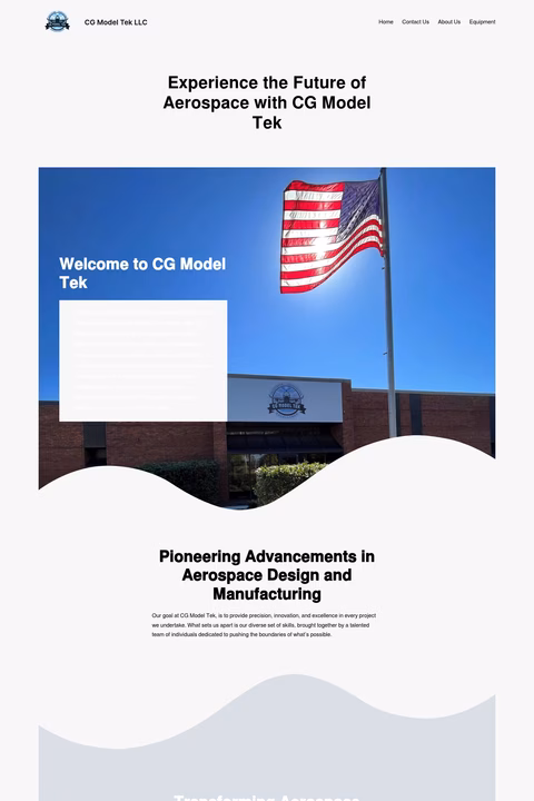 Cg-Model-Tek Homepage 1440px
