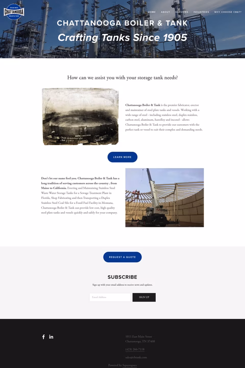 Chattanooga-Boiler-Tank Homepage 1440px