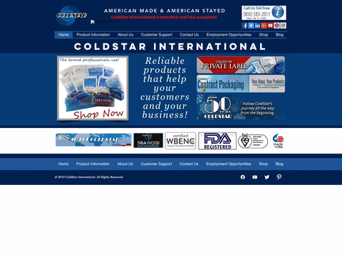 Coldstar-International Homepage 1440px