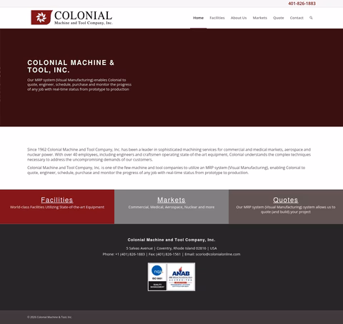 Colonial-Machine-Tool Homepage 1440px