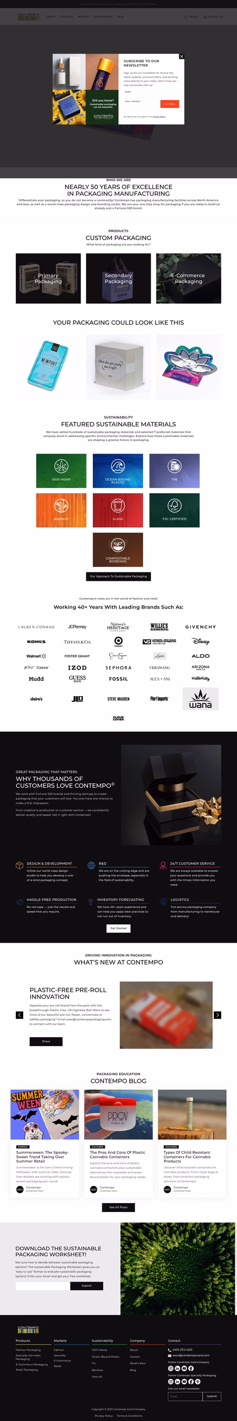 Contempo-Card-Company Homepage 1440px