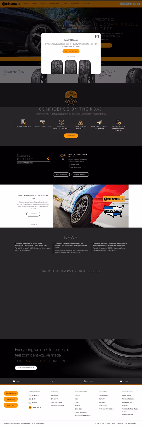 Continental-Tire Homepage 1440px
