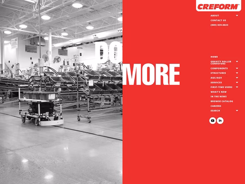 Creform-Material-Handling-Systems Homepage 1440px
