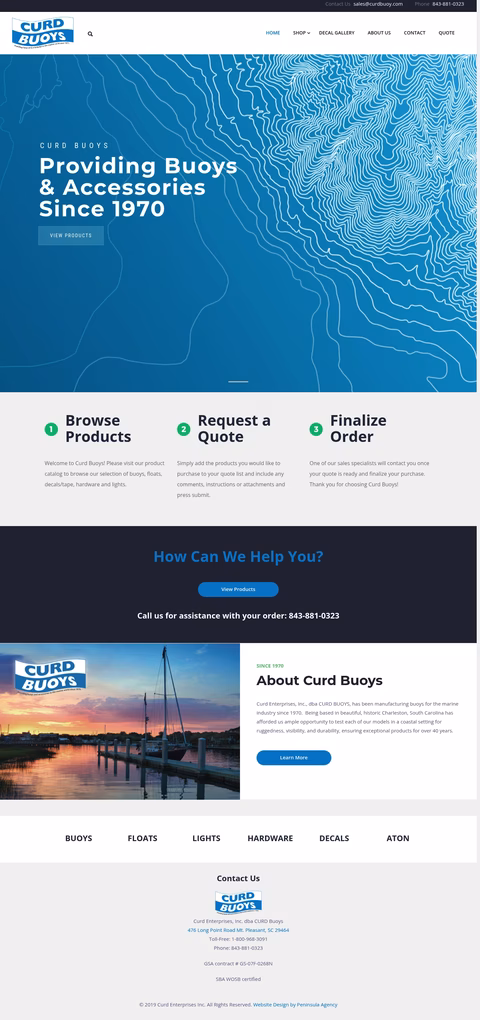 Curd-Buoys Homepage 1440px