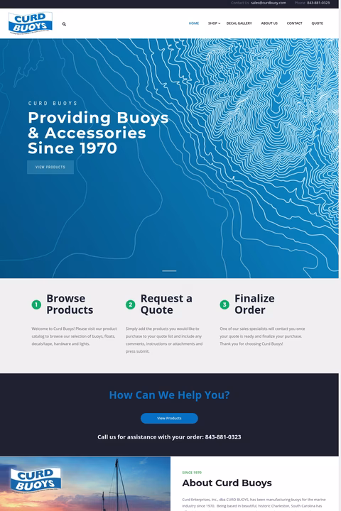 Curd-Buoys Homepage 1440px