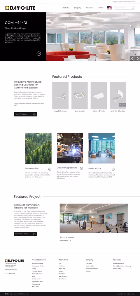Day-O-Lite Homepage 1440px