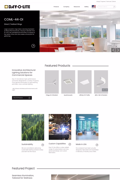 Day-O-Lite Homepage 1440px