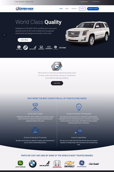 Dewaynes-Quality-Metal-Coatings Homepage 1440px