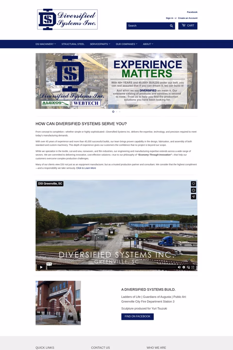 Diversified-Systems Homepage 1440px