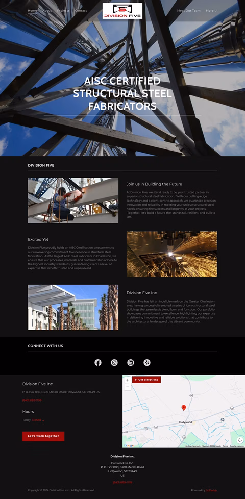 Division-Five-Steel Homepage 1440px