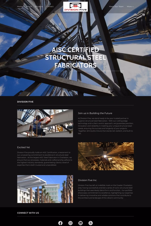 Division-Five-Steel Homepage 1440px