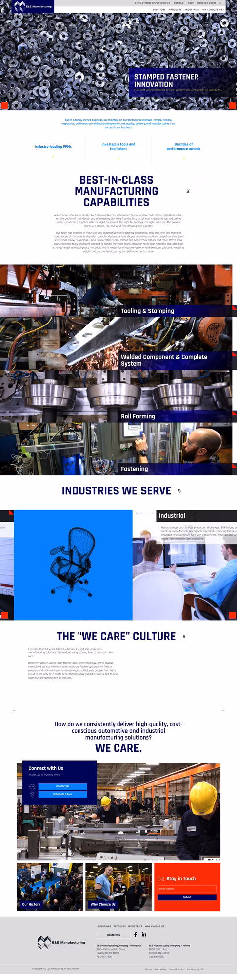 E-E-Manufacturing-Company Homepage 1440px