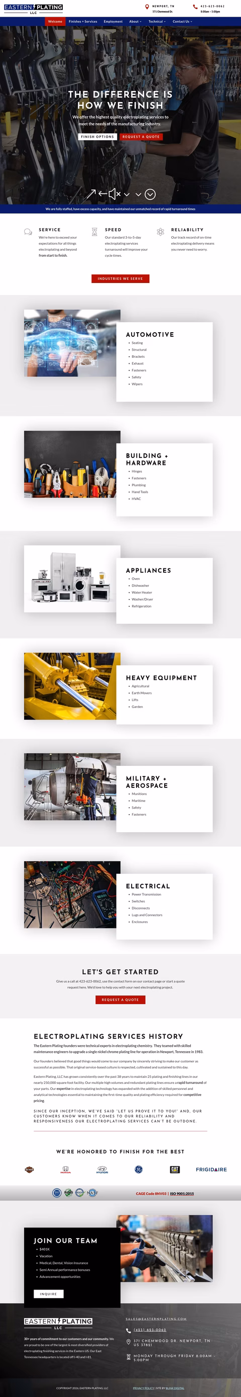 Eastern-Plating Homepage 1440px