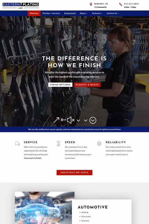Eastern-Plating Homepage 1440px