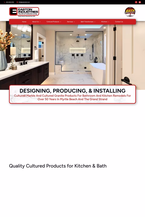 Easton-Industries Homepage 1440px