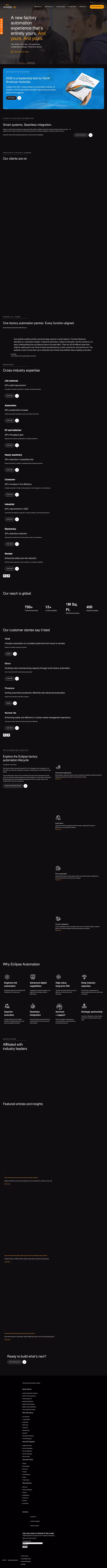Eclipse-Automation Homepage 1440px