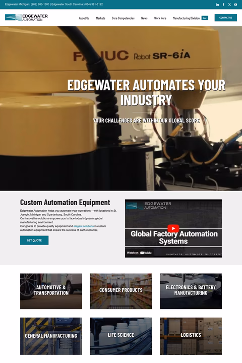 Edgewater-Automation Homepage 1440px