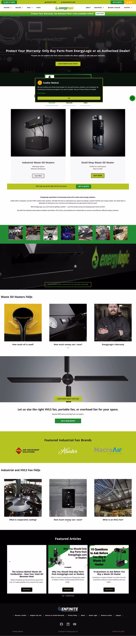 Energylogic Homepage 1440px