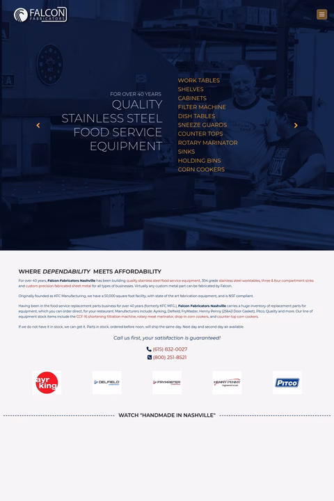 Falcon-Fabricators Homepage 1440px