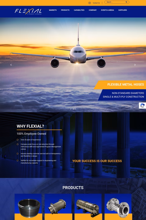 Flexial-Corporation Homepage 1440px