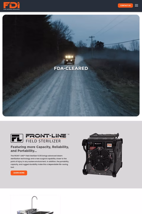 Fort-Defiance-Industries Homepage 1440px