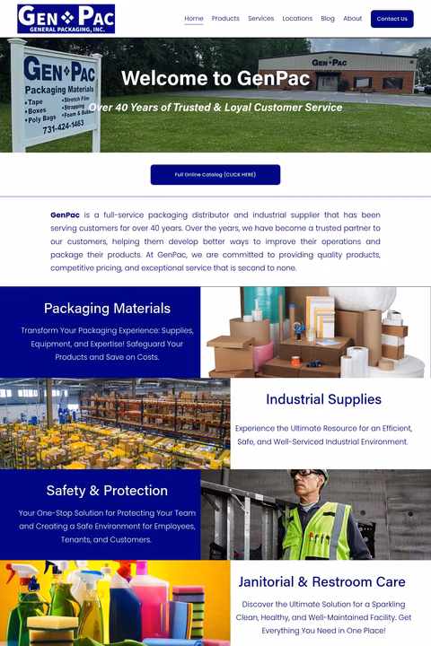 General-Packaging Homepage 1440px