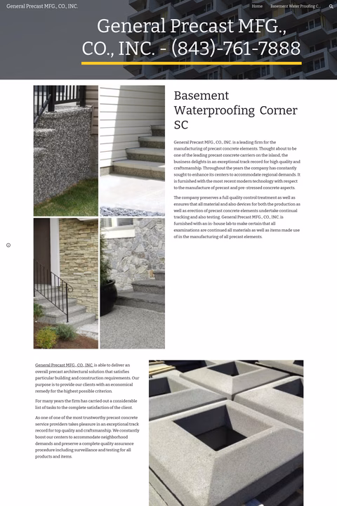 General-Precast-Manufacturing-Company View/Generalprecastmfgcoinc/Home 1440px
