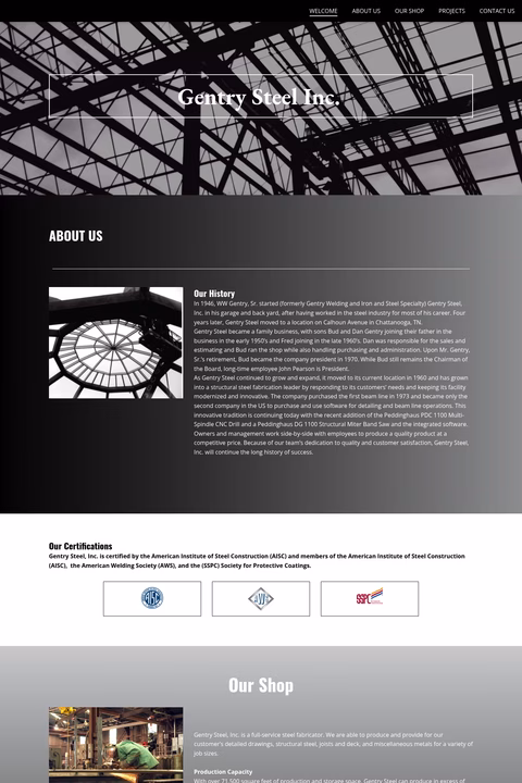 Gentry-Steel Homepage 1440px
