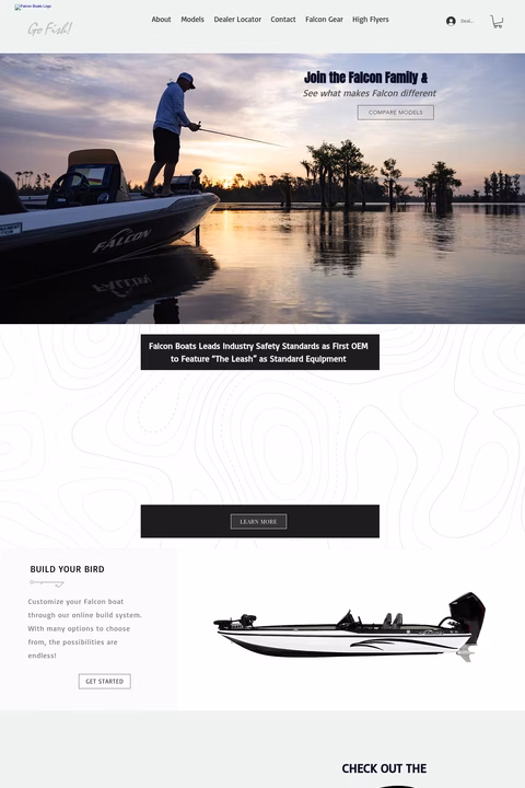 Falcon-Boats Homepage 1440px