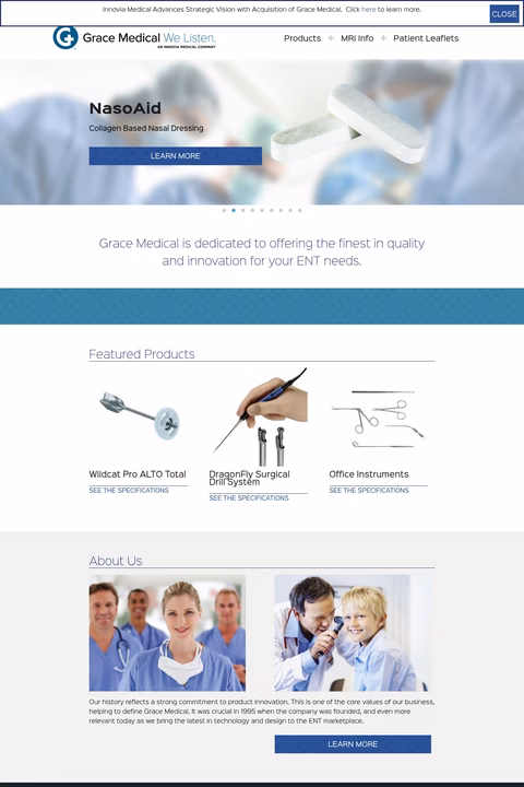 Grace-Medical Homepage 1440px