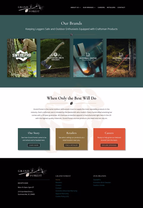 Grand-Forest Homepage 1440px