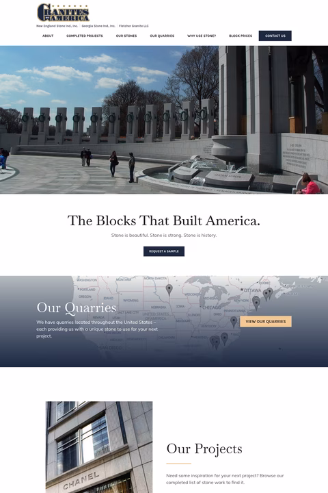 Granites-Of-America Homepage 1440px