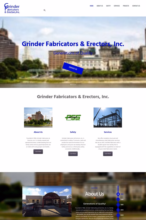 Grinder-Fabricating-Erection Homepage 1440px
